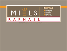 Tablet Screenshot of lesmielsraphael.com